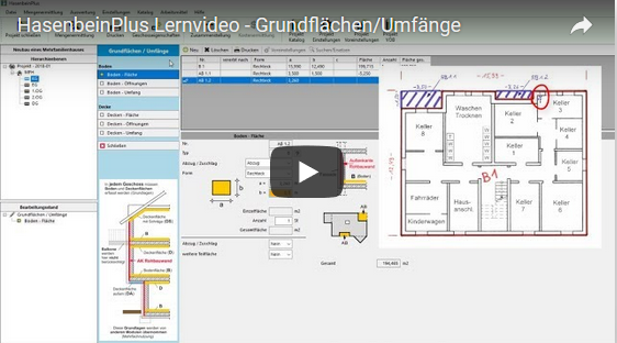 HasenbeinPlus Lernvideo Grundflächen